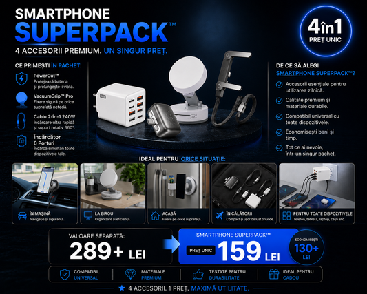 Smartphone Pro PACK - 4 accesorii