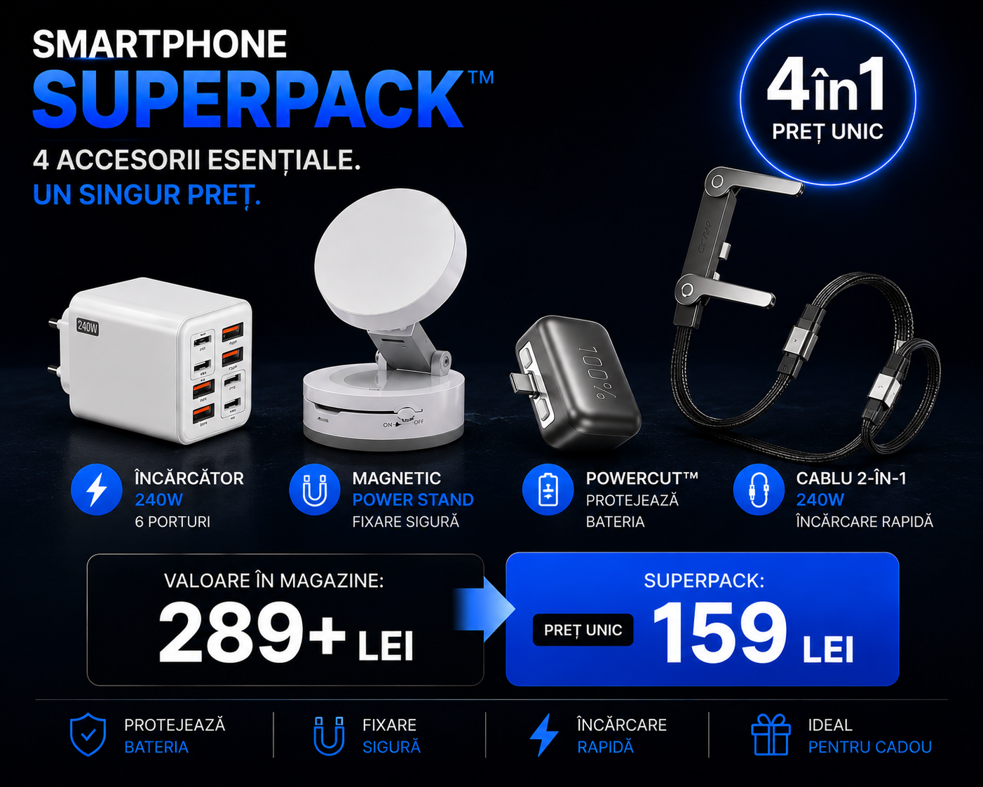 Smartphone Pro PACK™ - 4 Produse