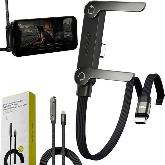 Cablu Incarcare USB-C cu Suport