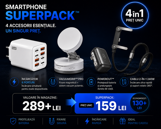 Smartphone Pro PACK - 4 accesorii