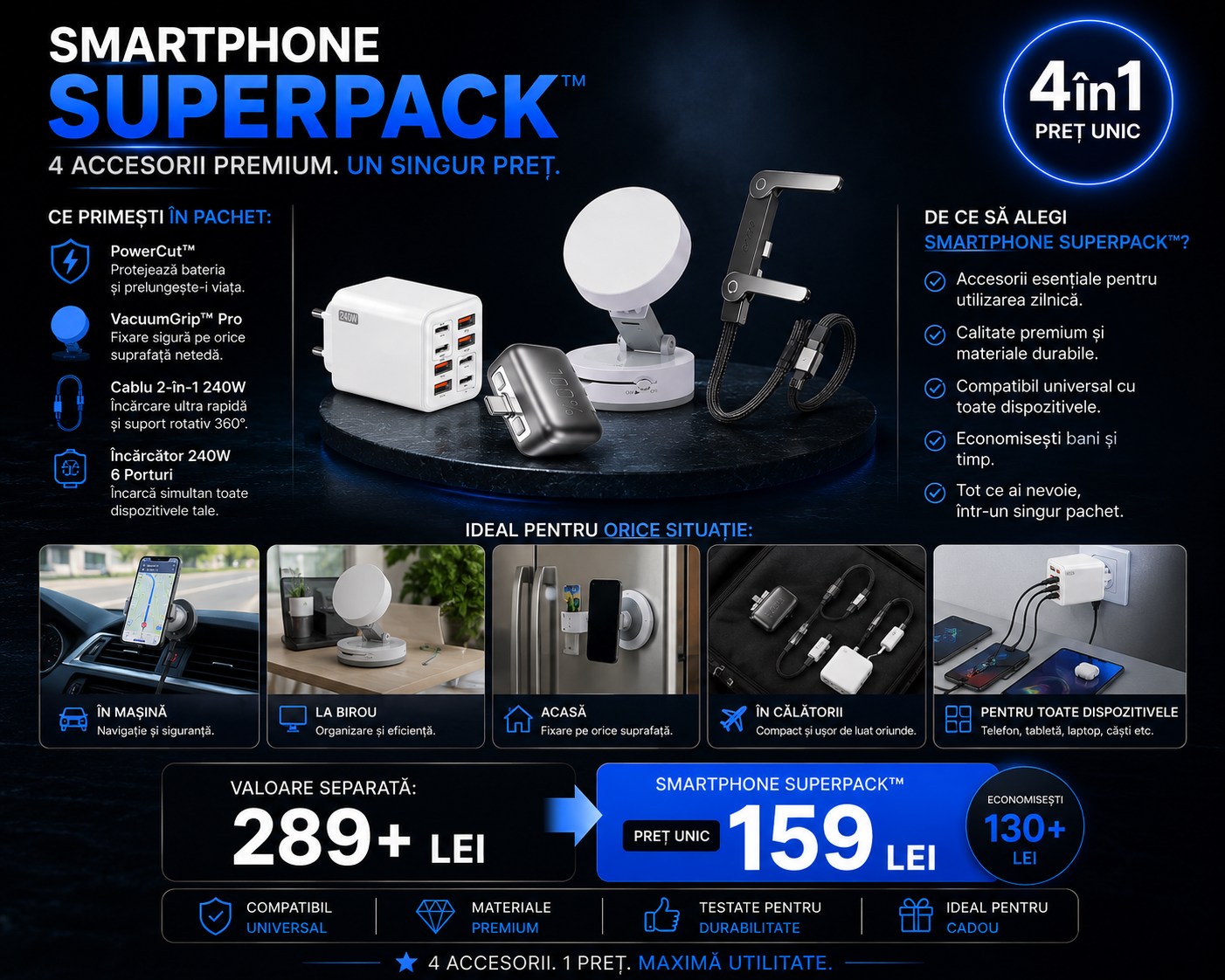 Smartphone Pro PACK™ - 4 Produse
