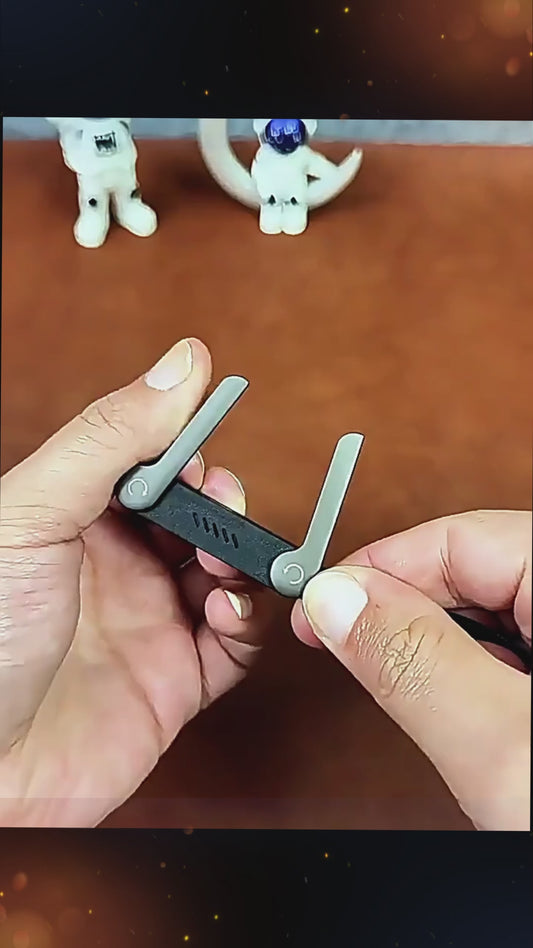 Cablu de incarcare rapida USB-C 2 in 1, cu suport